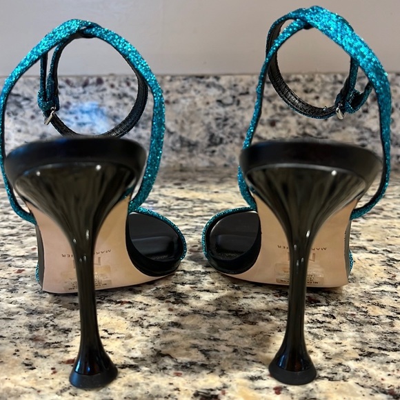 Marc Fisher Metallic Fabric Heels - Picture 6 of 10